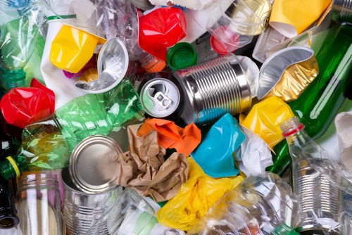 Commercial waste collection for a busy London business street