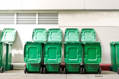 Bulky waste and construction debris being cleared in London