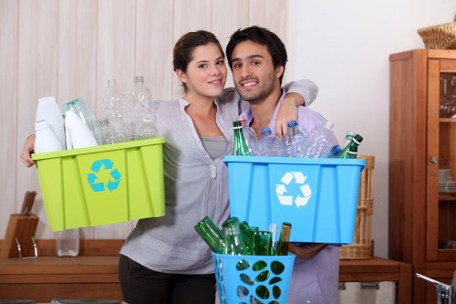 Sorting recyclable materials and mixed rubbish for responsible disposal