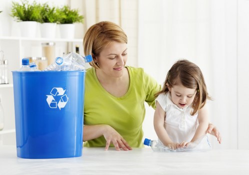 Low-carbon van used for sustainable waste collection